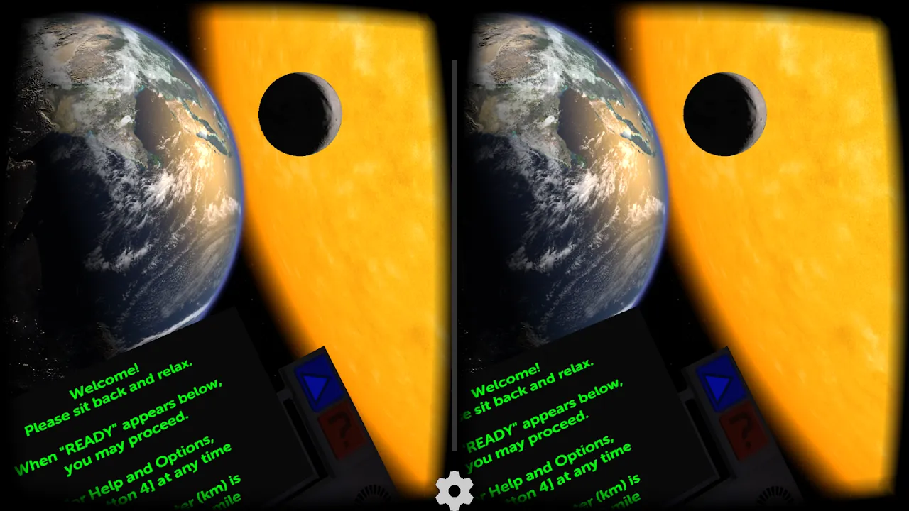 Capturas de tela do Titans of Space Cardboard VR