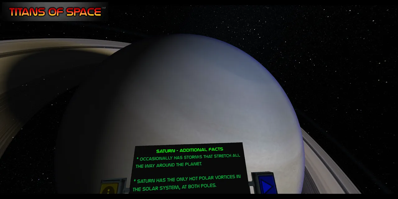 Capturas de tela do Titans of Space Cardboard VR