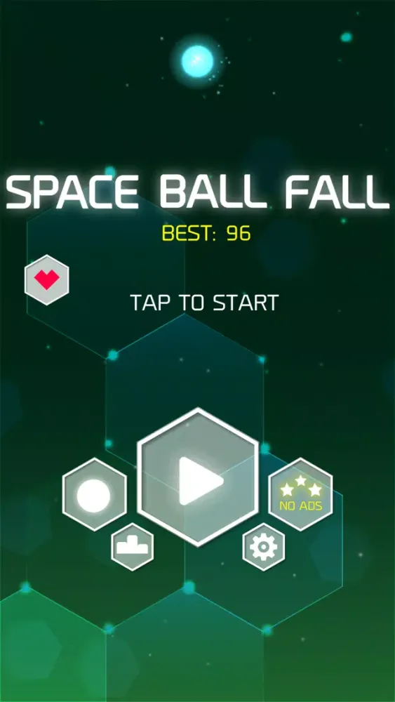 Space Ball Fall Ekran Görüntüleri