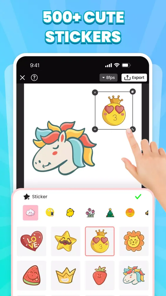 Tangkapan layar Anitoon - Draw Animation App