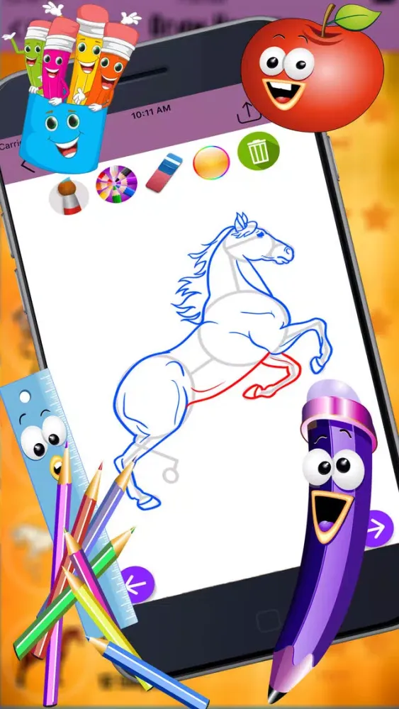 Capturas de tela do How to Draw Horses