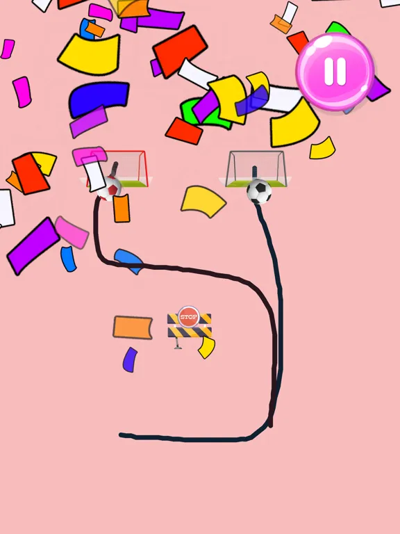 Draw Lines Puzzle Ball Rush iPad  스크린샷