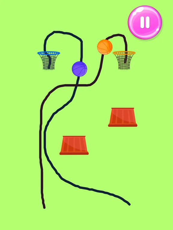 Draw Lines Puzzle Ball Rush iPad  스크린샷