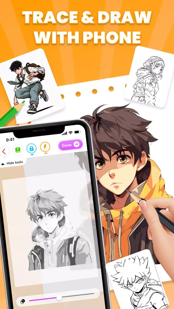 Screenshot di Draw Anime