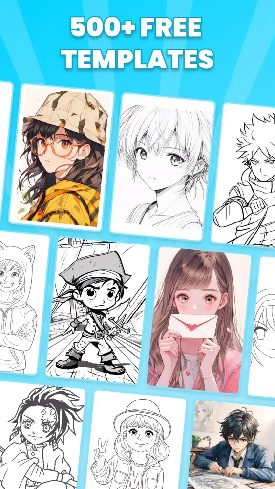 Screenshot di Draw Anime