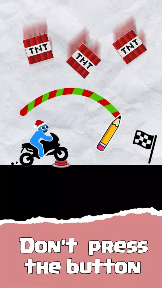 Ảnh chụp màn hình của Draw Line: Save the Motorbike