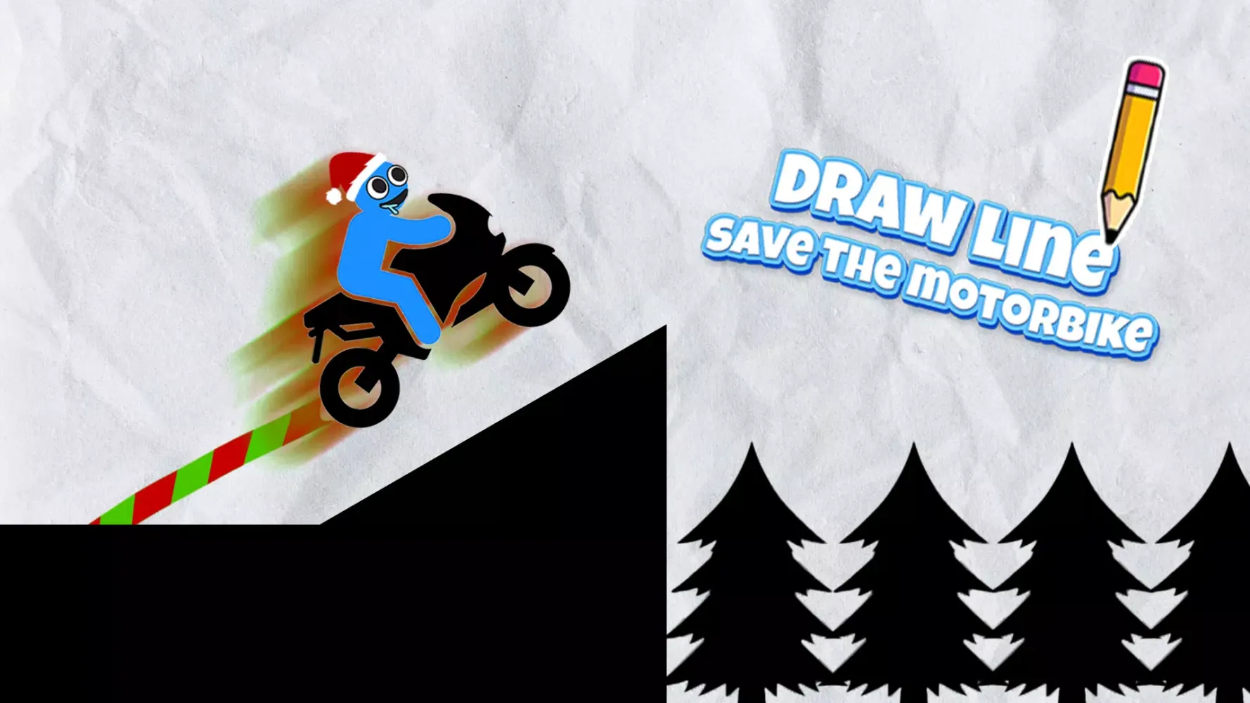 Ảnh chụp màn hình của Draw Line: Save the Motorbike