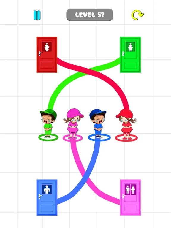 Capturas de pantalla de Toilet Rush Race - Draw To Pee iPad 