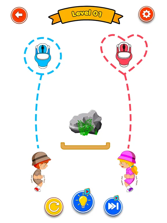 Capturas de pantalla de Toilet Rush Race - Draw To Pee iPad 