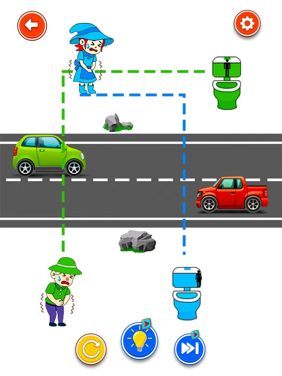 Capturas de pantalla de Toilet Rush Race - Draw To Pee iPad 