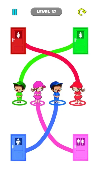 Capturas de pantalla de Toilet Rush Race - Draw To Pee