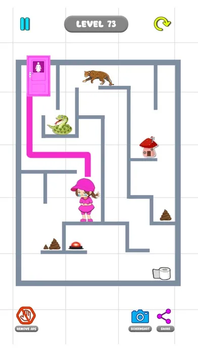 Capturas de pantalla de Toilet Rush Race - Draw To Pee