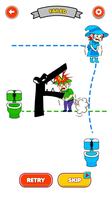 Capturas de pantalla de Toilet Rush Race - Draw To Pee