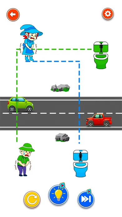 Capturas de pantalla de Toilet Rush Race - Draw To Pee
