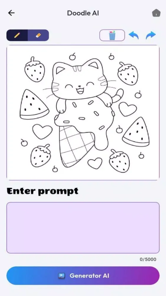 Draw AI : Sketch Color Doodle Screenshots