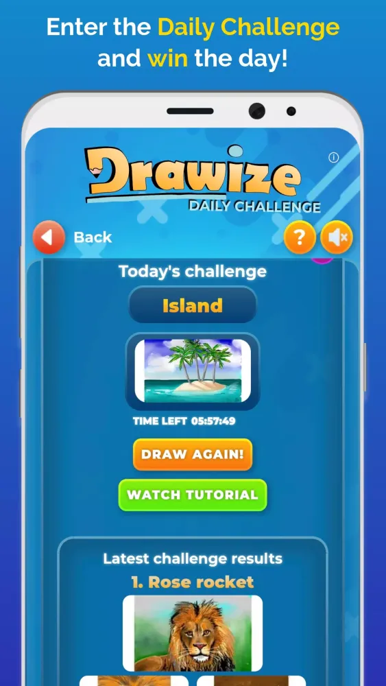 Tangkapan layar Drawize