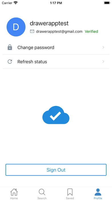 Tangkapan layar Drawer - Convenient Browser