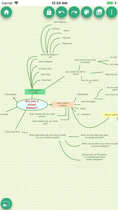 Capturas de tela do DrawExpress Diagram Lite