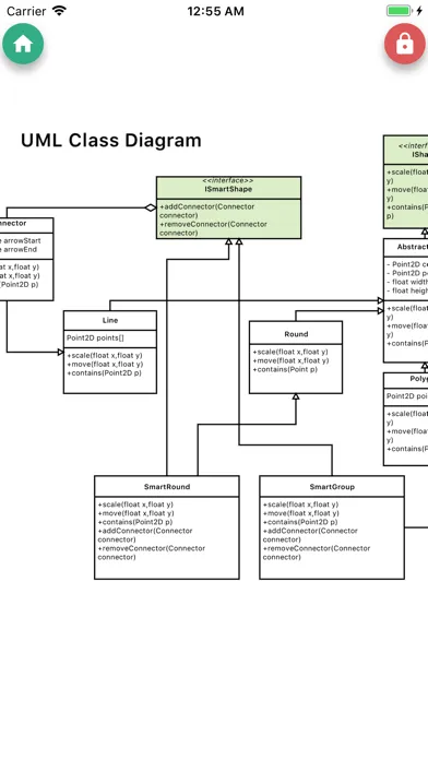 Capturas de tela do DrawExpress Diagram Lite