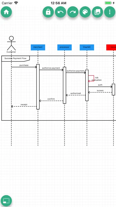 Capturas de tela do DrawExpress Diagram Lite
