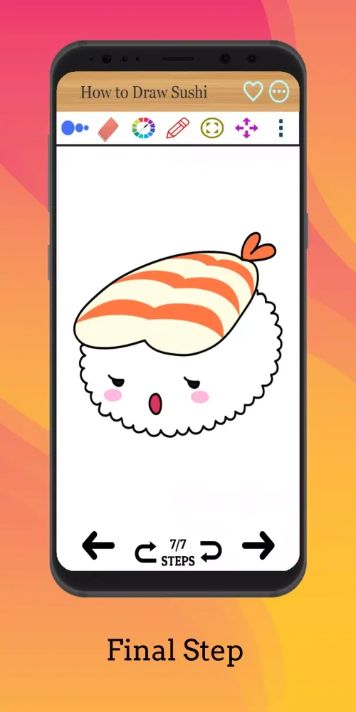 How to Draw Kawaii Food应用截图