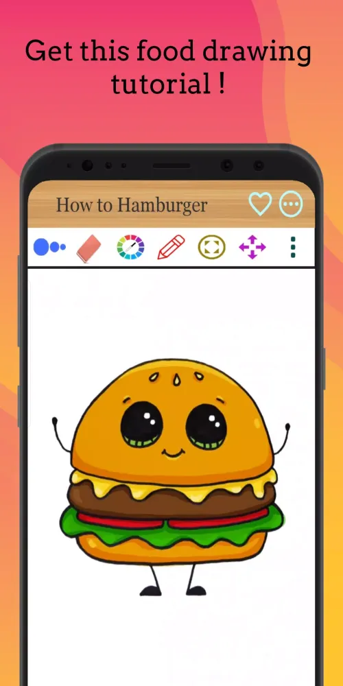 How to Draw Kawaii Food应用截图