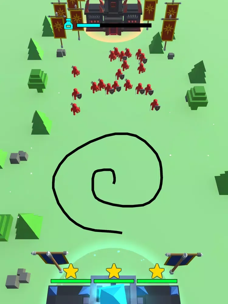 Zrzuty ekranu Draw Defence iPad 