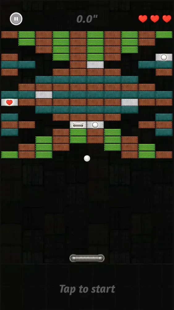 Tangkapan layar Brick Breaker
