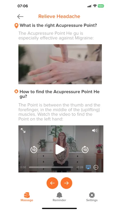 Captures d'écran de Acupressure - Fast Help Now!