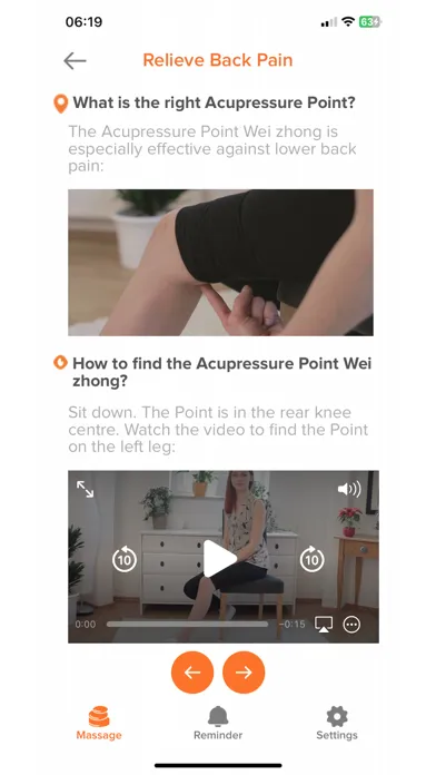 Captures d'écran de Acupressure - Fast Help Now!