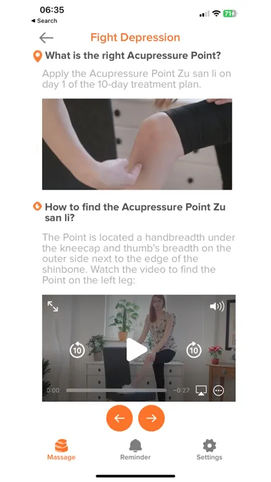 Captures d'écran de Acupressure - Fast Help Now!