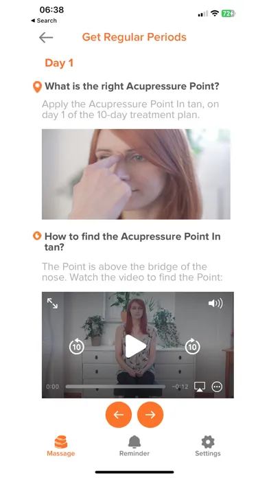 Captures d'écran de Acupressure - Fast Help Now!