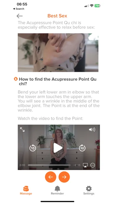 Captures d'écran de Acupressure - Fast Help Now!