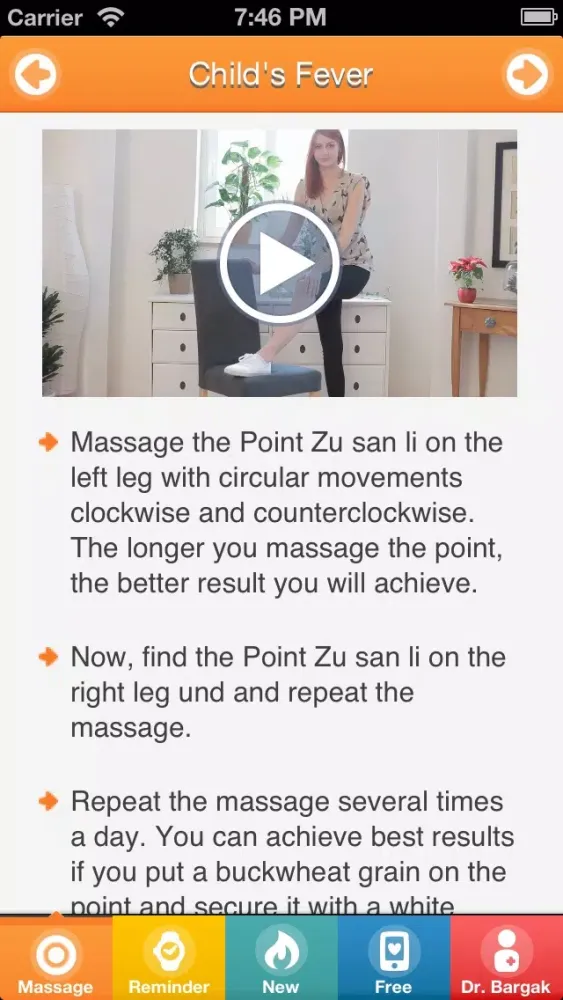 Healthy Mother And Child - Instant Self-Help with Chinese Massage Points (Regulate Period, Get Pregnant, Improve Child's Sleep and Appetite and many more) - FREE Acupressure Trainer Screenshots