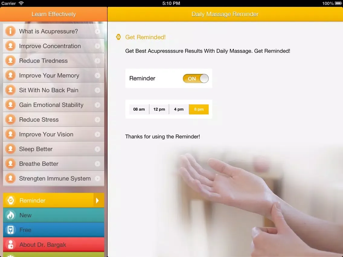 Brain Trainer: 10 Best Ways To Better Memory, Learning, Concentration And Many More Using Chinese Massage Points - FREE Trainer iPad  Screenshots