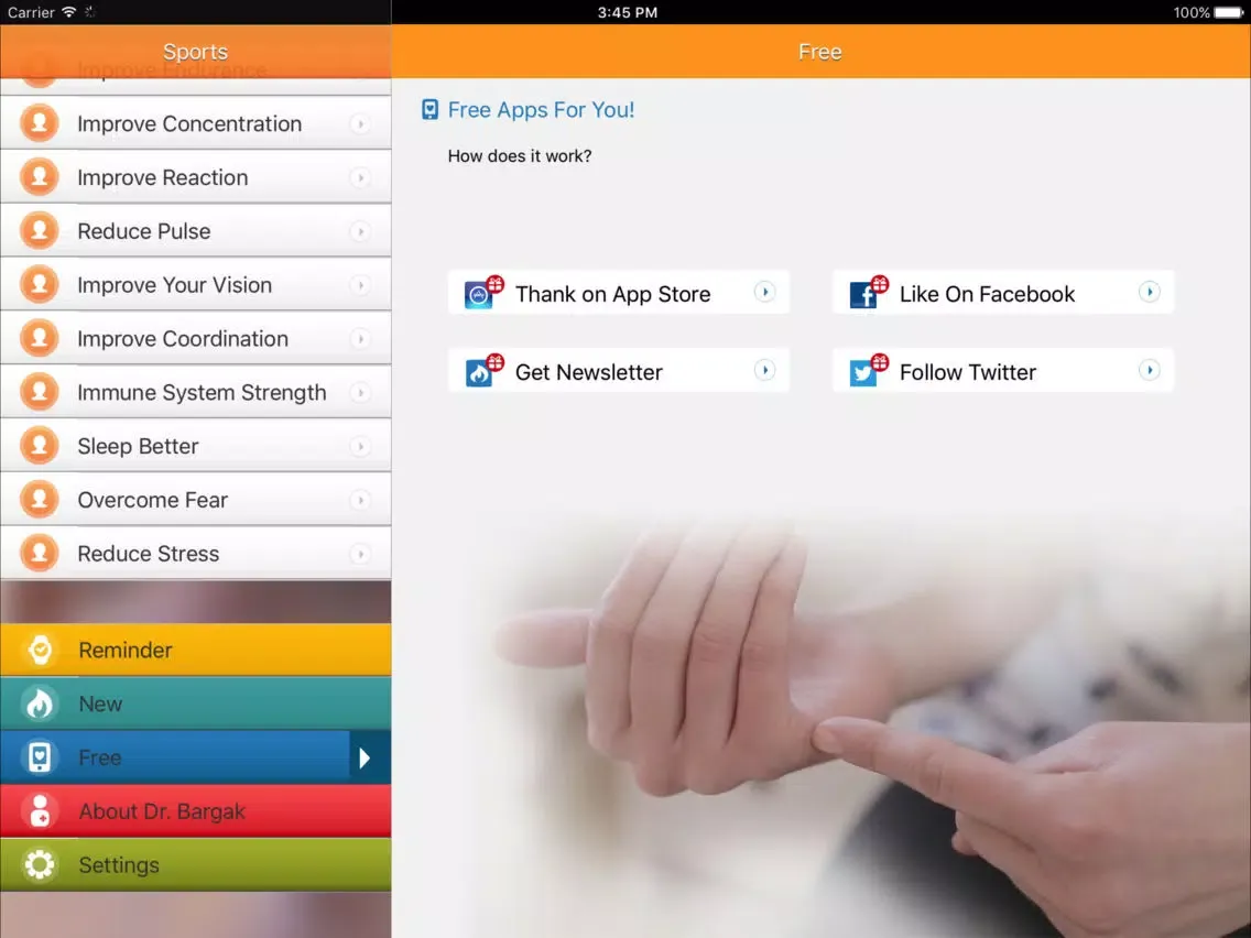 Improve Fitness with Massage: Running, Cycling etc iPad 應用截圖