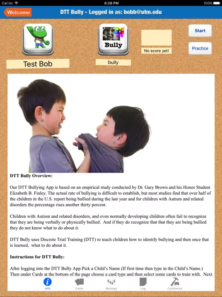 Capturas de pantalla de DTT Bully iPad 