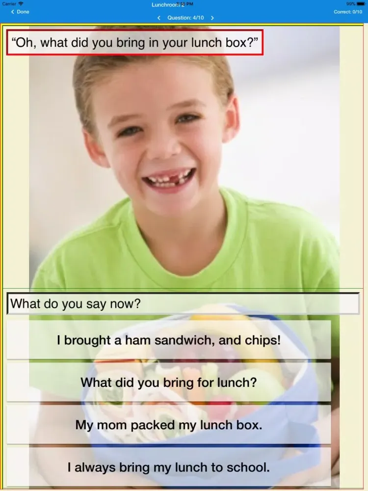 Life Skills: What Do You Say? iPad  Screenshots