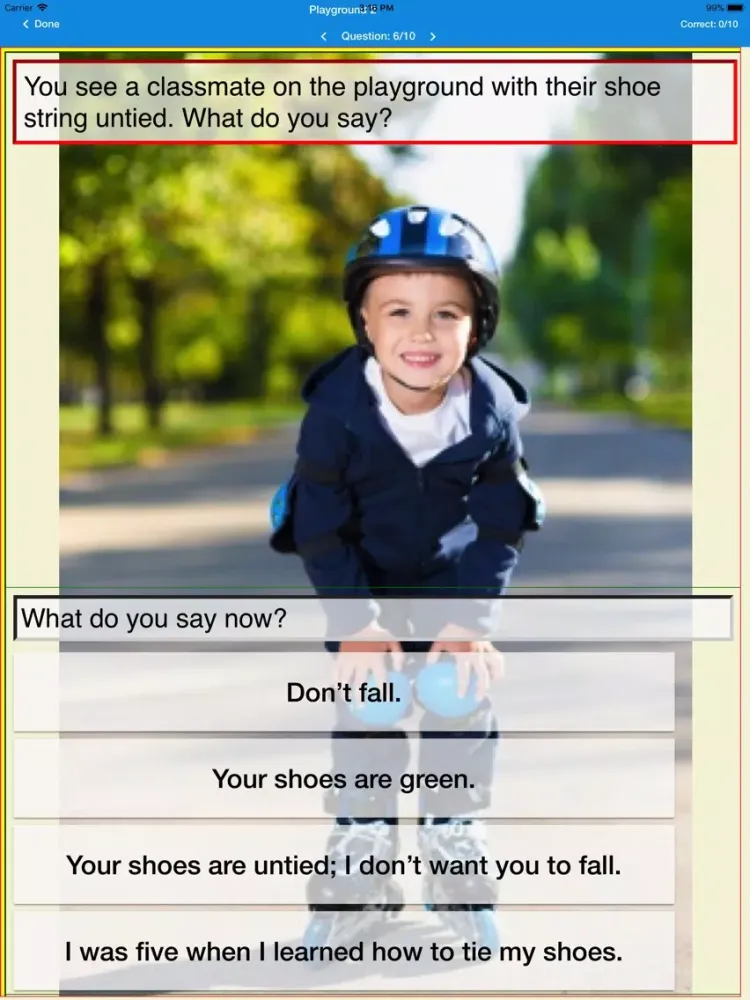 Life Skills: What Do You Say? iPad  Screenshots