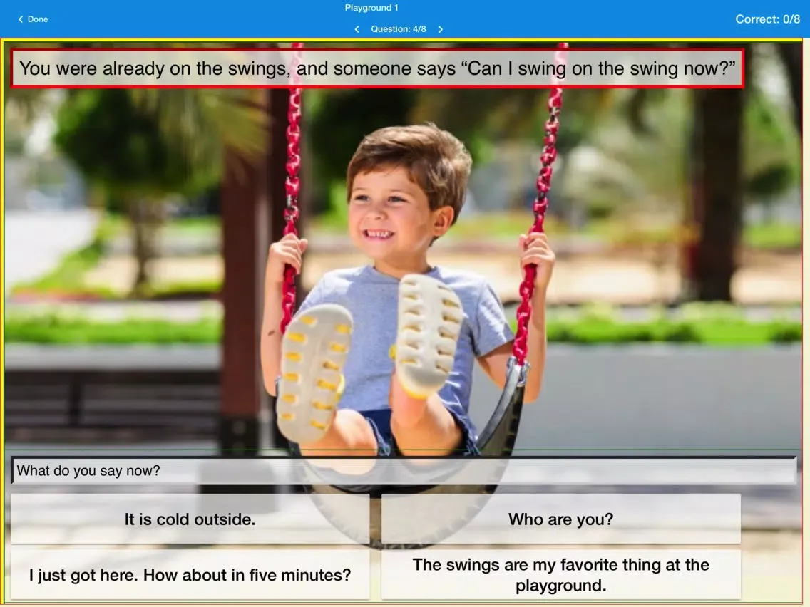 Life Skills: What Do You Say? iPad  Screenshots