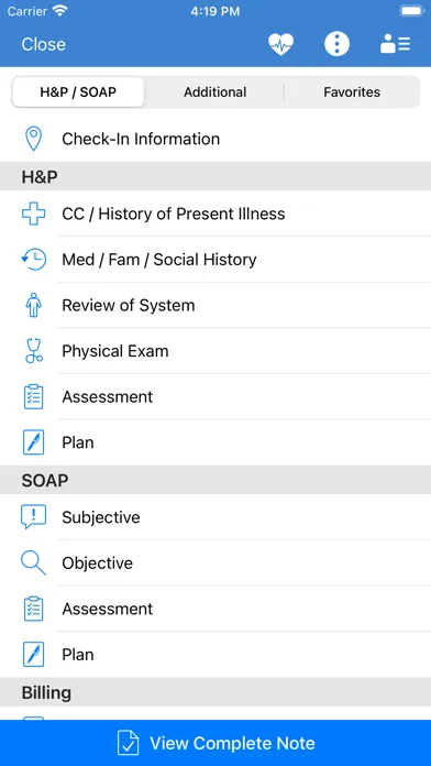 DrChrono EHR / EMR স্ক্রিনশট
