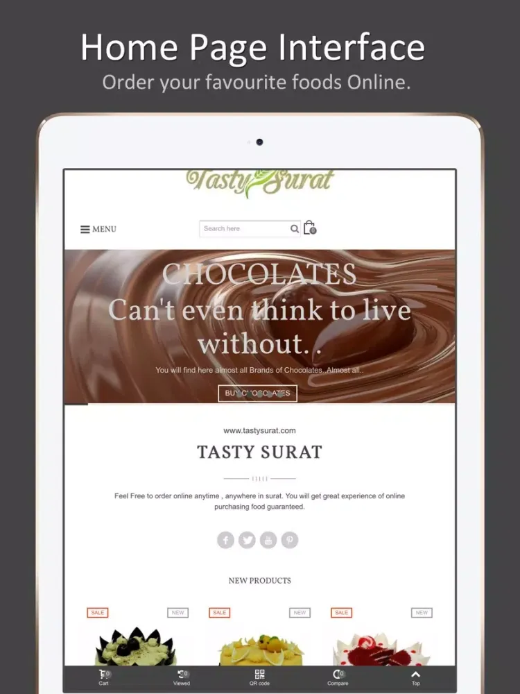 Tasty Surat iPad  سکرین شاٹس