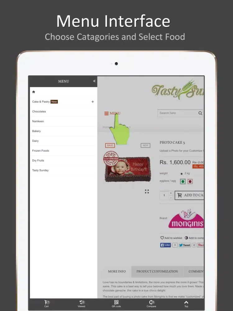 Tasty Surat iPad  سکرین شاٹس
