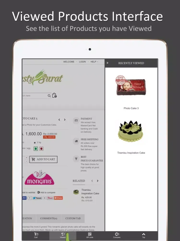 Tasty Surat iPad  سکرین شاٹس