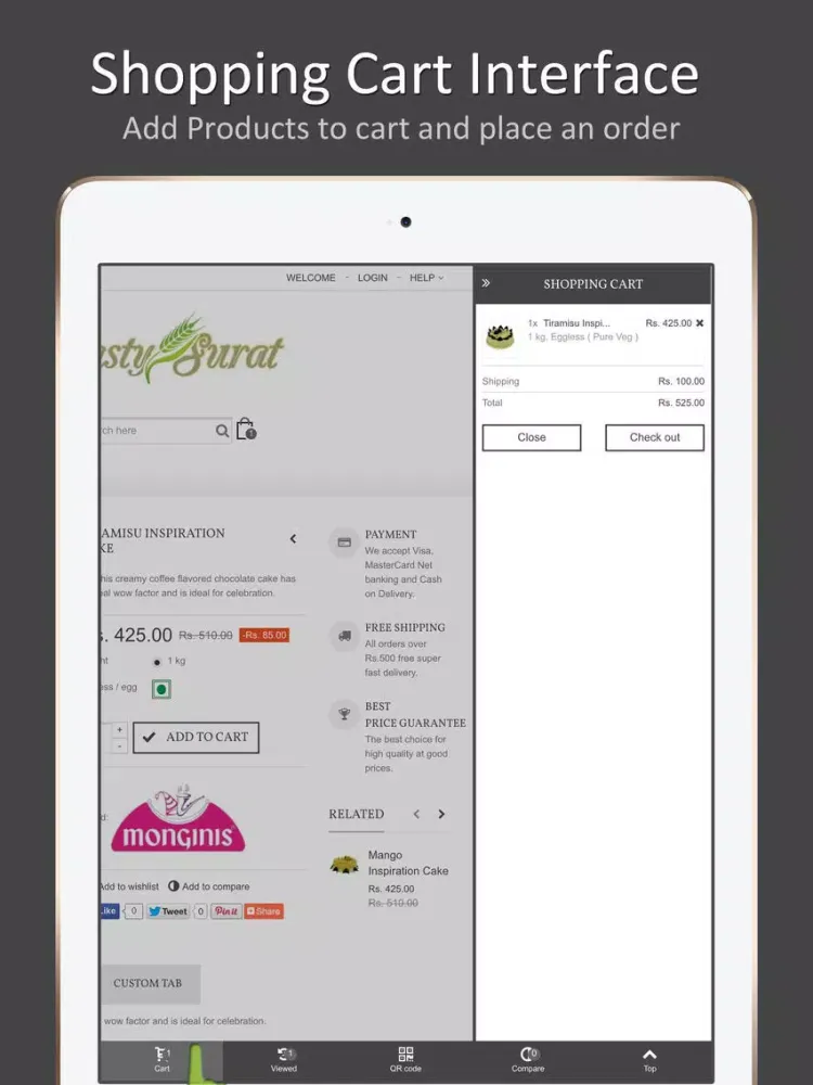 Tasty Surat iPad  سکرین شاٹس