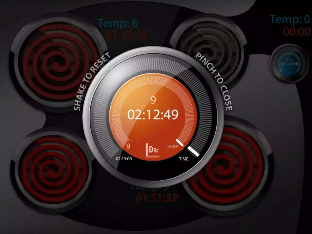 ภาพหน้าจอของ DRRange Timer iPad