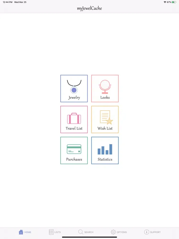 myJewelCache iPad  Screenshots
