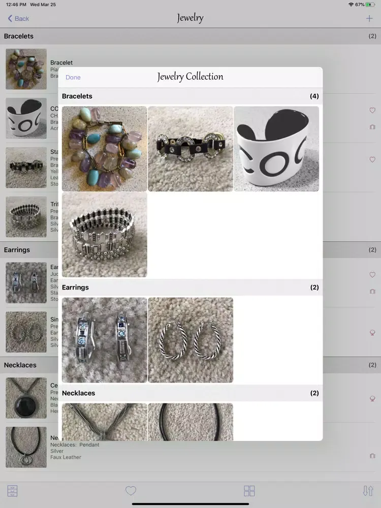 myJewelCache iPad  Screenshots