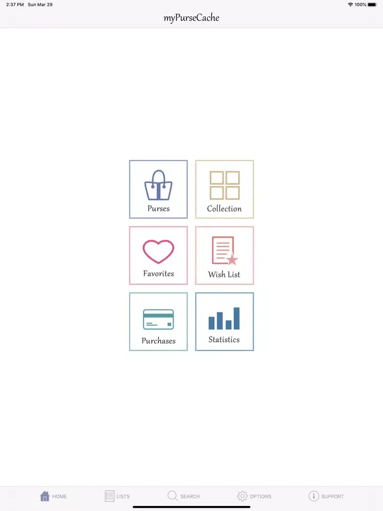 myPurseCache iPad 應用截圖