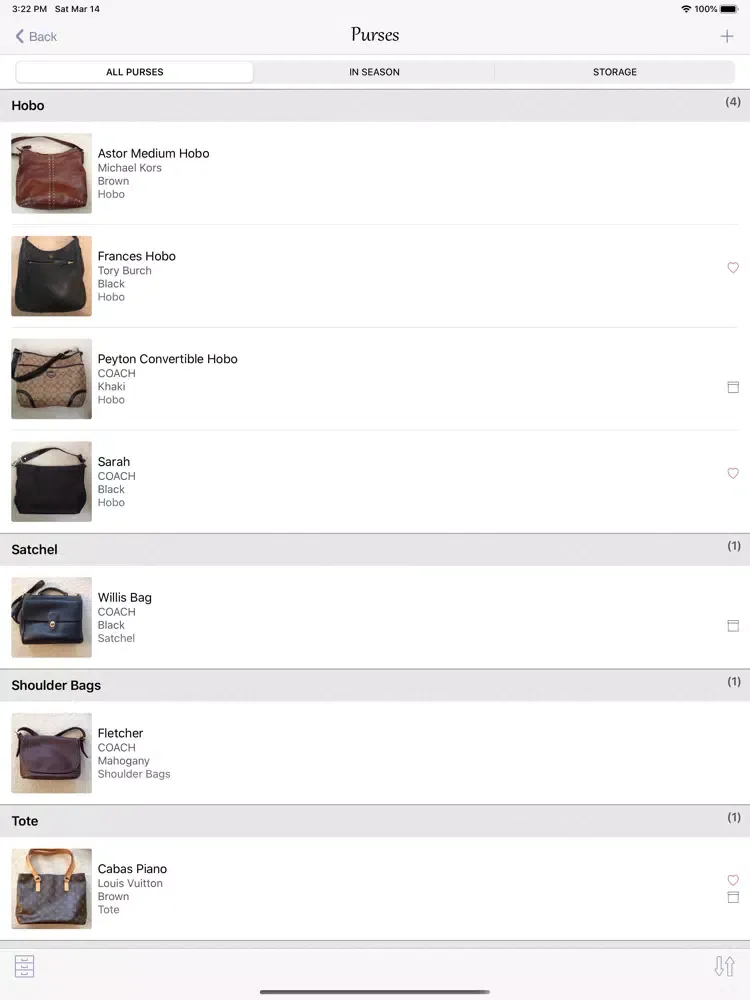 myPurseCache iPad 應用截圖